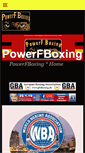 Mobile Screenshot of powerfboxing.com